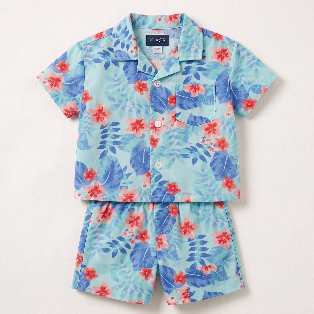 Ensemble enfant 14 (Tropical bleu)