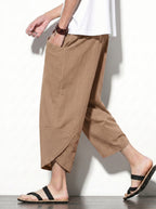 Pantalon en Lin Coupe Coréenne