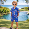 Ensemble enfant 22 (Surf bleu roi)