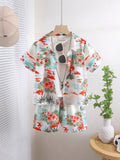 Ensembe 2 pcs (Chemise Hawaïenne + Short) 001