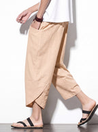 Pantalon en Lin Coupe Coréenne