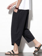 Pantalon en Lin Coupe Coréenne 1